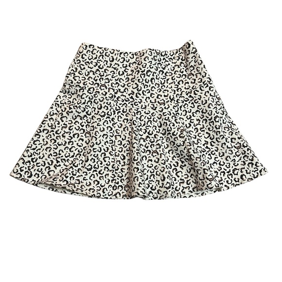 TIBI Leopard Print Jacquard Mini Skirt - Picture 3 of 7